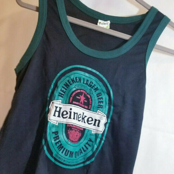 HEINEKEN green Beer Logo Spell out Bar Alcohol BLK - Picture 2 of 7